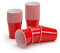 100 tazas reutilizables de color rojo para fiestas, estilo universitario de Estados Unidos, 10 oz