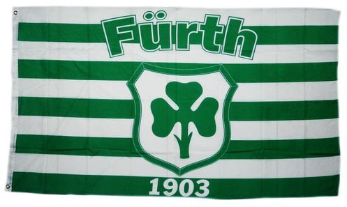 Fahne/Flagge Fürth Kleeblatt 90 x 150 cm