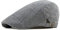 CHENNUO Schiebermütze Herren Einstellbar Sommer Kappe Hut Flatcap Schirmmütze Sportmütze (Schwarz)