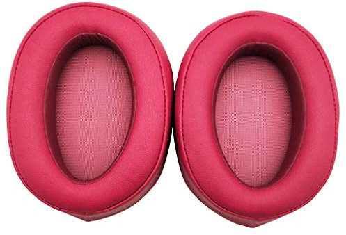 Colorful 1 Paar Ersatz Ohrpolster für Sony MDR-100ABN High-Resolution Kopfhörer,Ersatzohrpolster für Sony MDR-100ABN / WH-H900N High-Resolution Kopfhörer (Hot Pink)
