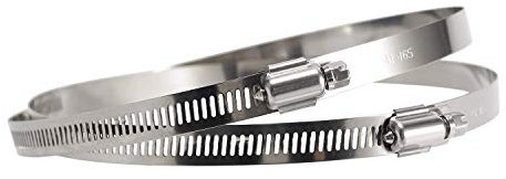Hon&Guan Collier de Serrage Réglable en Inox Serre-Joints à Tuyau pour Fixation (ø65-89mm)