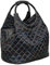Trendyshop365 2 Stück Strandtasche Einkaufstasche Shopping 34 Liter Damen-Tasche Dickes Gewebe Gesteppt (schwarz)