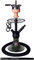 Amy Deluxe Shisha 071.03 Alu Jewel S - 44 cm, Black RS PSMBK, Wasserpfeife mit Klick, Schliff, Kammernsystem, Silikonschlauch, Kaminkopf-Set