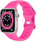 Epova Cinturino in Silicone Compatibile con Apple Watch 44mm 42mm 45mm 46mm 49mm, Cinturini di Ricambio per Apple Watch Ultra/Ultra 2/ iWatch SE Series 10 9 8 7 6 5 4 3 2 1, Rose Red, Grande