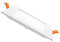 Placa LED Cuadrada 220x220 mm,20W 2000 Lúmenes (Blanco Cálido,3000k) Panel Led Super Slim Empotrado Marco Blanco