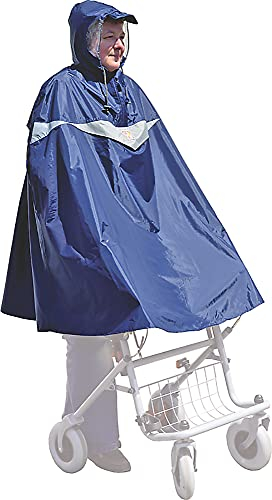 MPB SoNa24 Regenponcho für Rollator Rollator Poncho B | Regencape | Regenschutz | Regenjacke