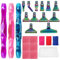 Senhai 24 Stück Diamond Painting Zubehör Stift, Diamond Painting Stift, Bunte Metallspitzen, Schraubgewindespitzen,Werkzeuge für DIY-Malerei