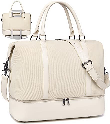 LOIDOU Damen Reisetaschen Weekender Tasche Overnight Schulter Duffel Carry-on Tote Bag mit Gepäck Sleeve Schuhfach perfekt für Reisen/täglichen Gebrauch/Geburtstagsgeschenk