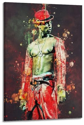 Poster, Motiv: Usher Sänger, dekoratives Gemälde, Leinwand, Wandposter und Kunstdruck, modernes Familienschlafzimmer, Dekoration, Poster, 30 x 45 cm