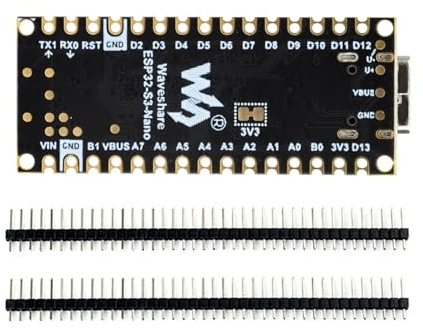 Waveshare ESP32-S3-Nano Development Board, Based On ESP32-S3R8, Compatible with Arduino Nano ESP32, Without Header