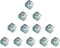 12 dadi a gabbia M6 in acciaio al carbonio 10-32 a forma di U, dadi a clip