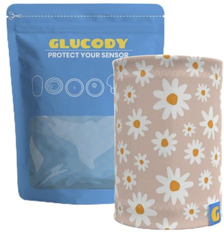 GLUCODY Freestyle Sensor Free 2 Armband / Suitable for All Sensors / Soft and Comfortable Diabetes Sensor Armband / Free Elastic and Breathable Freestyle Bracelet, Margaritas, XS (15-20cm)