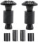 Motorrad Lenkergewichte Bar End Motorrad Universal Lenkergewichte Motorrad Lenkerenden Lenkergewichte Vibrationsdämpfer für Die Meisten Motorräder mit 22 mm (7/8 Zoll) Durchmesser Lenkern (Schwarz)