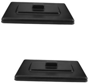 CANIGHT 2pcs Ice Cream Machine Upper Lid Ice Roll Maker Lid Easy Clean Stainless Steel Cover for Daily Use