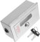 BELLIFFY Box Rolling Shutter Door Switch Select Switches Momentary Push Button Switch Push to Exit Button Control for Gate Opener Buttons Pushbutton Switch Button Pusher Plastic Silver