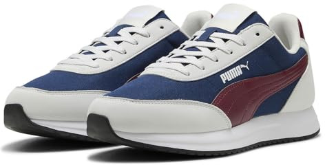 PUMA Unisex R78 Lightwind Sneaker, Persian Blue Team Regal Red Feather Gray, 39 EU