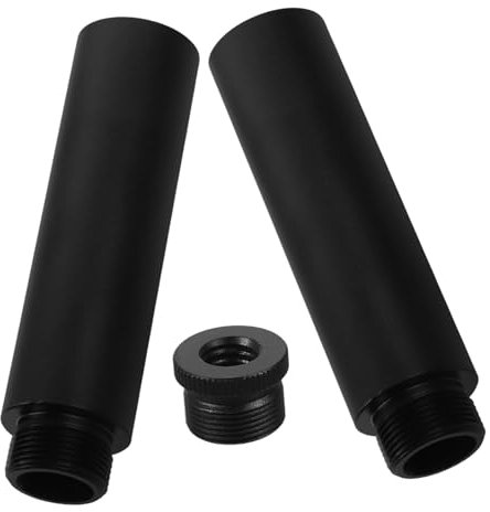 OSOLADY 1set Mic Stand Extension Tube Kit Adapter to Compatible Easy to Install Microphone Arm for Convenient Use for Streaming and Recording
