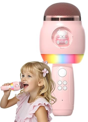 Microfono Wireless Per Cantare Portatile Con Riduzione Del Rumore | Cartoon Karaoke, Giocattoli Wireless, Casa, Festa, Compleanno, Portatile, Ragazza, Ragazzo, Bambini, Adulti