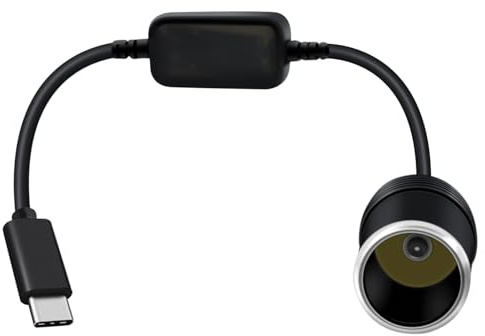 YINGAYOU USB C Stecker auf 12 V Auto Zigarettenanzünder Buchse USB auf Zigaretten Anzünder Adapter Kabel, Für Fahren Recorder DVR Dash Kamera GPS(C, 0.3 m)