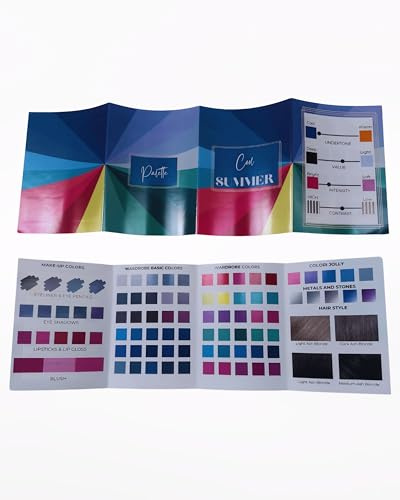 Palette Professionali Armocromia 12+4 - Sottogruppi Completi/Palette singola - set da 3 / Maison Image Academy (COOL SUMMER - 1 PALETTE)