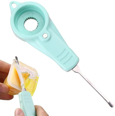 Ouvrir le couvercle pour les personnes âgées - BOUTON DE TRAVAIL ET OUVERT DE JAR pour les mains faibles | Outil d'ouverture facile à prendre pour le yaourt de boisson d'eau, couvercles de chapeau de