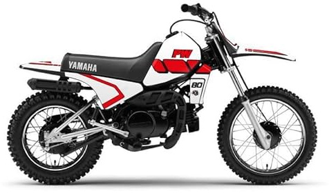 Kutvek Kit Déco Motocross Vintage Yamaha Rouge - Modèle PW 80 (1983-2012)