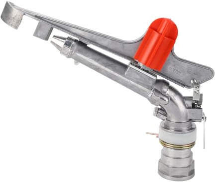 Sorandy 2 -Zoll -Farm Rasengarten Bewässerung Sprinkler, Aluminiumlegierung Großer Flächengaser -Spray DN50 Weiblicher Faden 360 ° Landschaftsbewässerungsinstrument für Obstgärten mit