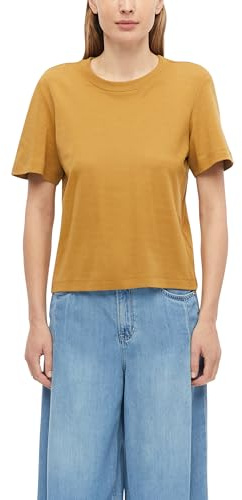 s.Oliver Verkürztes T-Shirt aus Interlockjersey