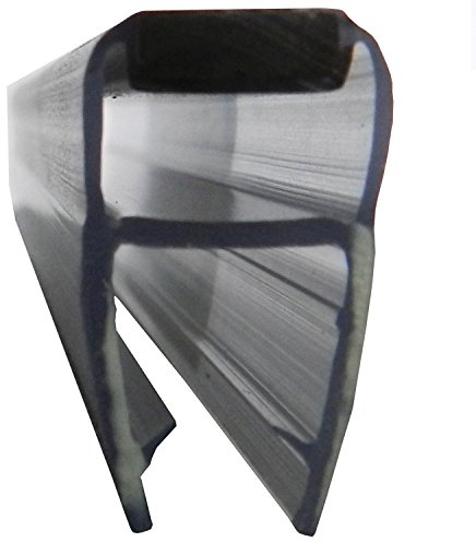 Di Vapor (R) Flat Magnetic Shower Seal | 4-6mm/8mm/10mm Glass | 85cm/2m Length (Glass Thickness: 10mm, Seal Length: 2m)
