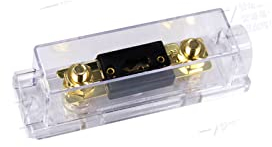 KOLACEN ANL vergoldete Sicherung 200 Amp + ANL Sicherungshalter (1 Stück)