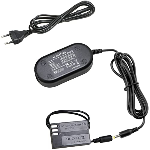 Glorich K-AC128 D-AC128 K-AC109 K-AC168 D-DC128 Ersatz für AC Adapter für Pentax K-30 K-50 K70 K-r K-2 K-S1 und K-S2 DSLR Kameras, D-Li109 Ersatz (aber nicht kompatibel mit Pentax KP)