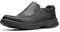 Clarks Bradley Free, Mocasín Hombre, Black Leather, 44 EU