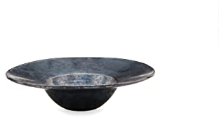 House Doctor Pastateller Pion Schwarz | Tiefe Schale aus Steingut | Geschirr Schwarz | Scandi-Style für Hygge-Lebensgefühl, Pebble Black