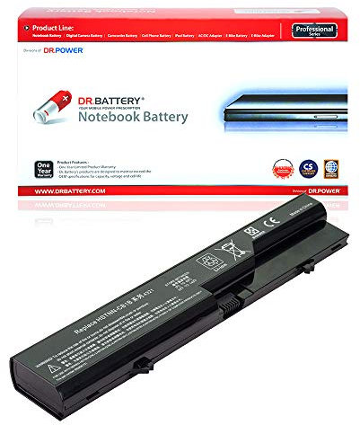DR. BATTERY 593573-001 Battery Compatible with HP ProBook 4525s 4320 4321s 4320s 4325s 4420s Compaq 320 321 326 420 425 621 620 625 593572-001 HSTNN-W79C-5 HSTNN-DB1A PH06 PH09 [10.8V / 48Wh]