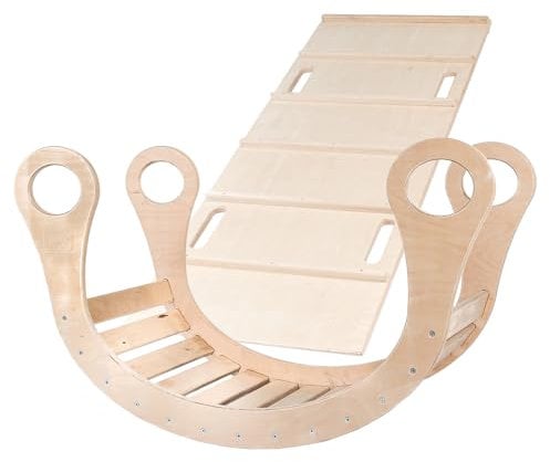 Good Wood Kletterbogen Mit Rutsche Leiter Set Aus Holz Kinder Klettergerüst Kletterdreiecck Natur