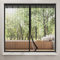 Moskitonetz Fenster Magnet 100×120cm, Insektenschutz Fenster Magnet, Fenster Fliegengitter Fenster ohne Bohren, Mückenschutz Fenster Anti Insekten+Fliegen+Moskitos Einstellbarer Magnetischer - Schwarz