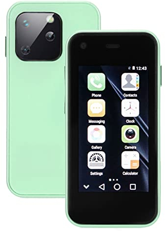 XS13 3G Smartphone Entsperrt, 2,5 Zoll HD Touchscreen, 1 GB RAM 8 GB ROM Dual SIM Dual Standby Handy, Leichte Mobiltelefone für ältere Studenten
