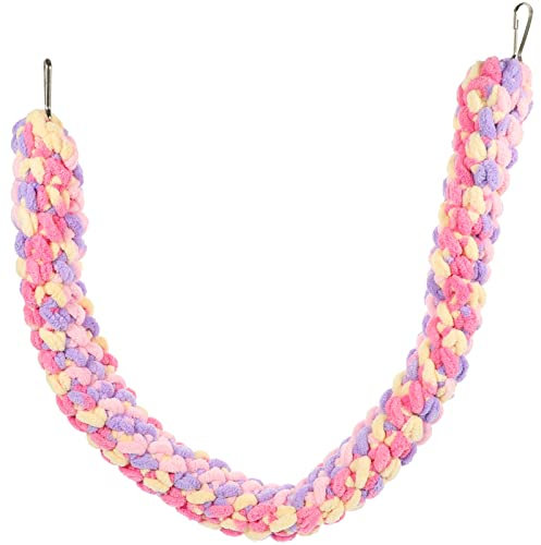 POPETPOP Sugar Glider Toys Rat Swing Hanging Swing Toy Hamster Climbing Bridge Parrot Perches Stand Pet Cage Accessories for Parrot Hamster