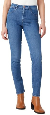 Wrangler Damen Slim Jeans, Mora, 34W / 32L