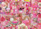 Cobble Hill Puzzle mit 1000 Teilen – Rainbow Collection: pink – Beispielposter enthalten