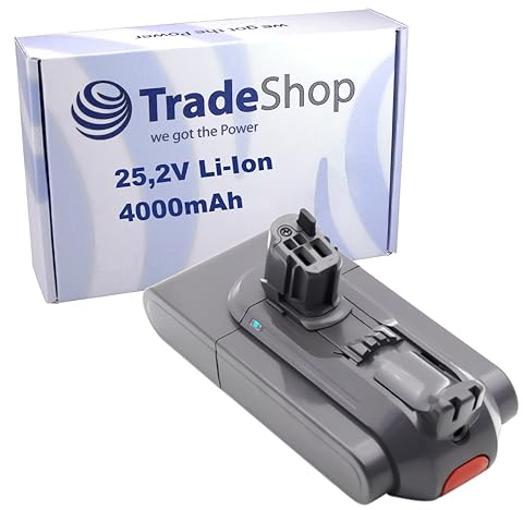 Trade-Shop Li-Ion Akku 25,2V / 4000mAh kompatibel mit Dyson V11 Absolute Extra, V11 Animal, V11 Click-In, V15 Detect