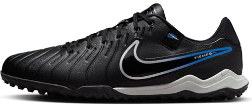 Nike Herren Legend 10 Academy Tf Fußballschuh, Black Chrome Hyper Royal, 39 EU