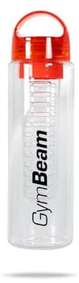 GymBeam Borraccia con Infusore da Palestra, Borraccia per l'Acqua, 700 ml, Trasparente, Ottima per Creare Bevande Rinfrescanti con Frutta, Verdura o Erbe