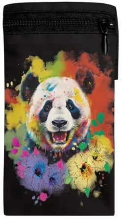 Belidome Handgelenktasche mit Panda-Aufdruck, Armband für Mädchen und Jungen