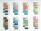 GetALift 3200pcs Sticky Tabs for Books, Colored Book Tabs for Annotating Books, Writable Post It Tabs Book Flags Sticky Index Tabs,Translucent Sticky Note Tabs for Page Markers Reading Tabs(Morandi)
