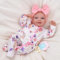 BABESIDE Lifelike Reborn Baby Dolls - 20-Inch Soft Body Realistic-Newborn Smile Baby Girl Doll Handmade Poseable Real Life Baby Dolls with Toy Accessories Set for Collection