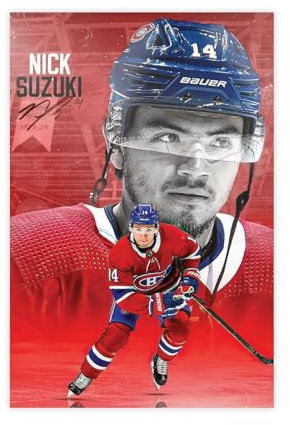 Jdekaec Leinwand-Poster, Motiv: Nick Suzuki, Schlafzimmer-Dekor, Sportlandschaft, Büro, Raumdekoration, Geschenk, ungerahmt, 40 x 60 cm