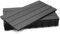 Fiqops 36 azulejos de terraza de WPC, 30 x 60 cm, baldosa de suelo para balcón, azulejos de jardín con sistema de clic, para terrazas, balcones, resistentes al agua para terraza, para 6 m², antracita