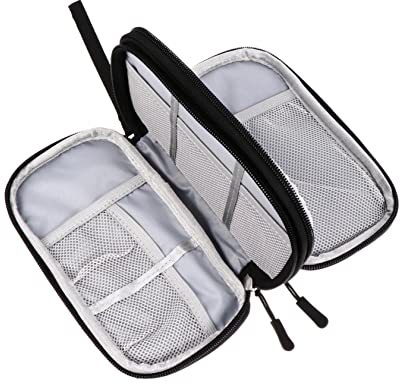 TINEASUR 1pc Travel Electronics Organizer Bag Data Cable Pouch Charger and Earphone Holder Compact Multi-Function Storage for Accessories for Home and Travel