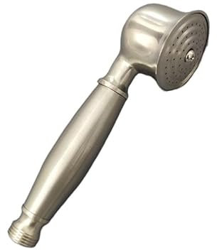 Vintage Handheld Shower Head, Traditional Victorian Design Replacement Shower Heads, Detachable Bathroom Shower Head , Easy Clean & Easy to Install (Silvery)